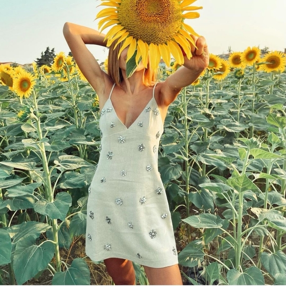 Zara Jewel trim mini dress - Picture 5 of 16